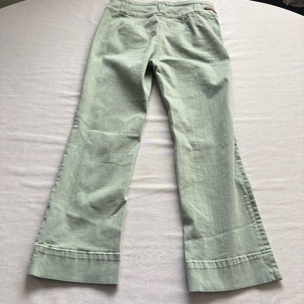 Anthropologie Pilcro & the Letterpress High Rise Flare Jeans Green 28 - Picture 6 of 12